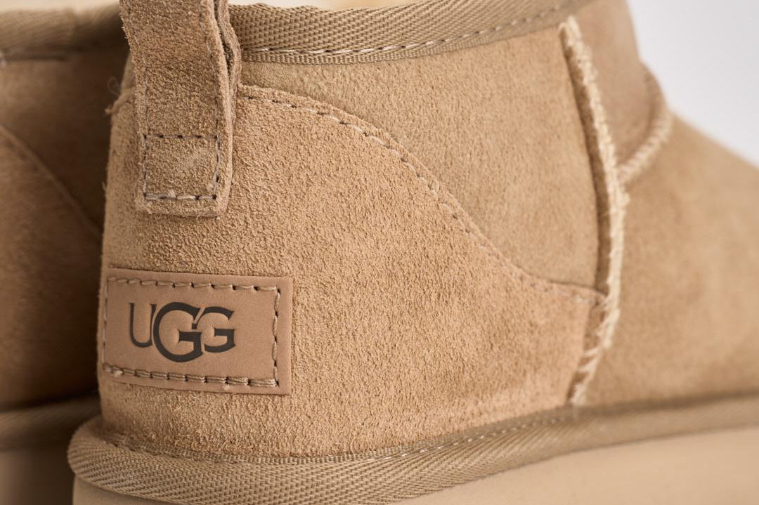 Stivali donna classic ultra mini sabbia 1116109 SAN UGG 