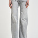 Jeans donna gamba dritta in denim grigio 12023 WASHEDGREY ANINE BING 
