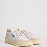 Sneakers donna Medalist panna, beige e bordeaux AULW LS03 AUTRY 