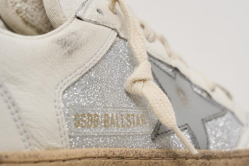 Sneakers donna Ball Star silver GWF00327 F00685610757 GOLDEN GOOSE 