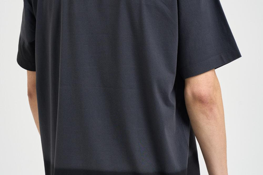 T-shirt uomo girocollo grigia e nera KQ9787 BLACK Y-3 