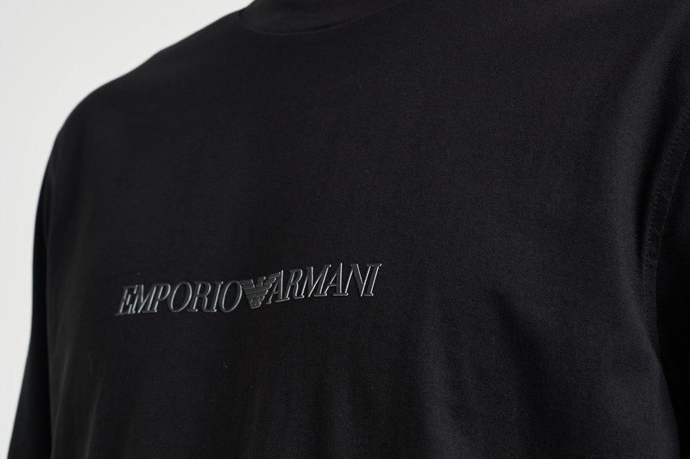 T-shirt uomo girocollo nera EM004583 AF13669MC540 EMPORIO ARMANI 