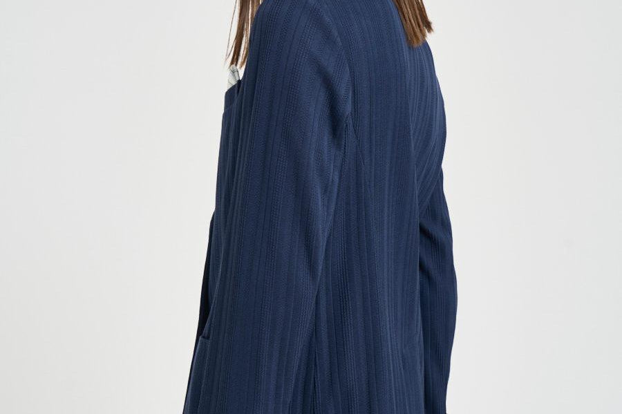 Giacca donna sartoriale doppiopetto blu navy FD3968 20369NAVY CIRCOLO 1901 