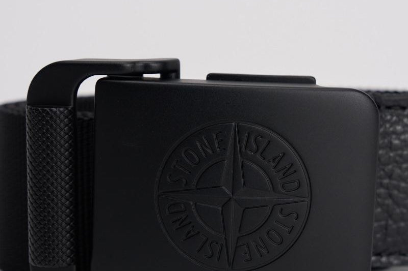 Cintura uomo in nylon nera 9300001 S0073V0029 STONE ISLAND 