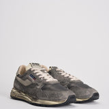 Sneakers uomo Reelwind low in suede grigio WVLM TN03 AUTRY 