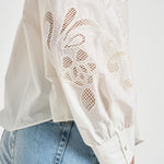 Camicia donna Lunamaris bohemienne bianca 14599 avorio0038 FORTE FORTE 