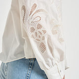 Camicia donna Lunamaris bohemienne bianca 14599 avorio0038 FORTE FORTE 