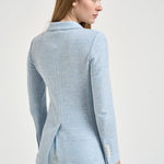 Giacca donna doppiopetto celeste FD3990 1572 CIRCOLO 1901 