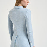 Giacca donna doppiopetto celeste FD3990 1572 CIRCOLO 1901 
