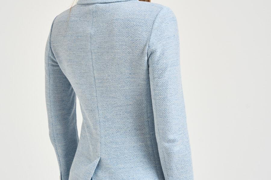 Giacca donna doppiopetto celeste FD3990 1572 CIRCOLO 1901 