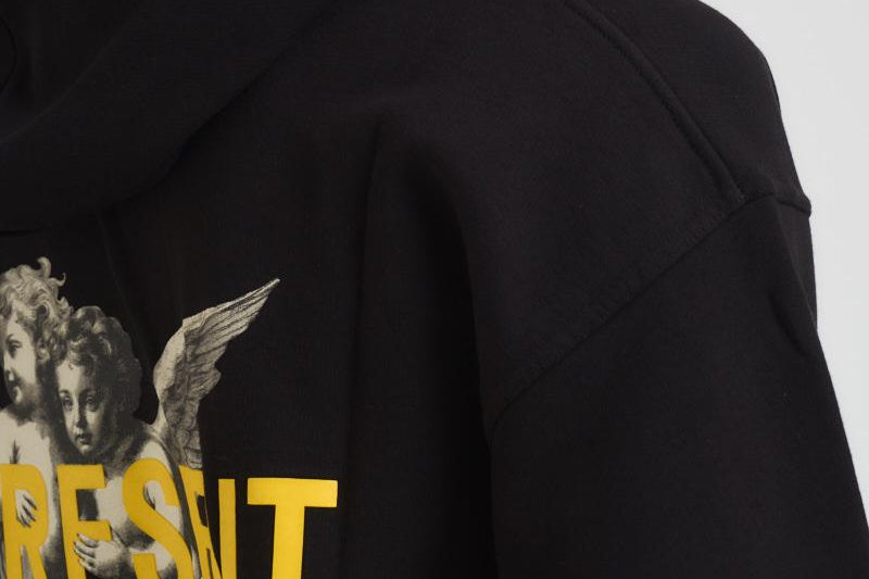 Felpa uomo con stampe nera MLM100370 JETBLACK REPRESENT 