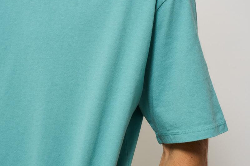 T-shirt uomo girocollo celeste AMU037CL03 C0024 AMISH 