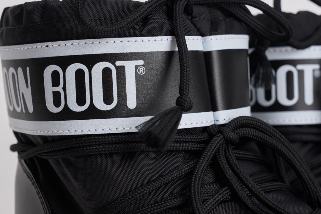 Stivale donna da neve nero in nylon 1409340 N001BLACK MOON BOOT 