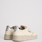 Sneakers donna Medalist panna, argento e rosa AULW LE18 AUTRY 