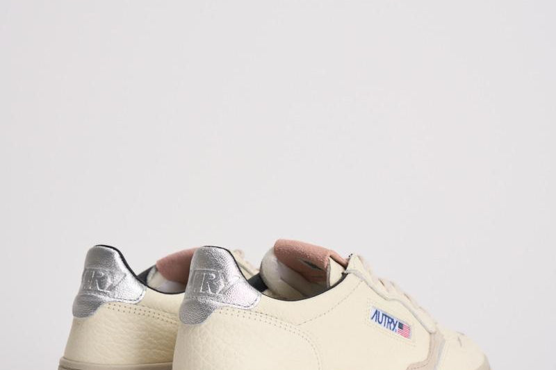 Sneakers donna Medalist panna, argento e rosa AULW LE18 AUTRY 