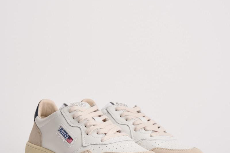 Sneakers uomo Medalist Low in pelle e suede AULM LS28 AUTRY 