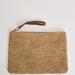 Pochette donna Ampy in rafia beige AMPY TEA IBELIV 
