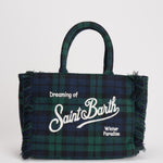 Borsa donna Colette tartan verde COLETTEWL TART5161 MC2 SAINT BARTH 