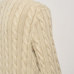 Maglia uomo a treccia ecru 710965867 001 RALPH LAUREN 