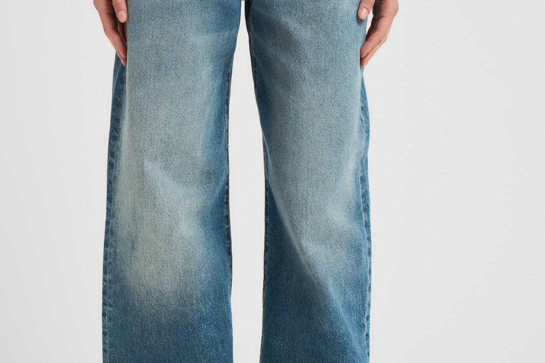 Jeans Poppy donna in denim chiaro POPPY AGEDSTONE ICON DENIM 