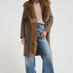 Cappotto donna lungo pied de poule multicolor S1142 2257227 BAZAR DELUXE 