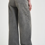 Jeans donna Melody in denim grigio GWP02079 P00234860100 GOLDEN GOOSE 