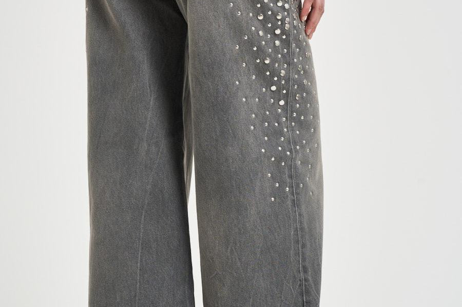 Jeans donna Melody in denim grigio GWP02079 P00234860100 GOLDEN GOOSE 
