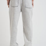 Jeans uomo wide leg grigio chiaro BP164 CO123GREY DROLE DE MONSIEUR 