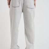 Jeans uomo wide leg grigio chiaro BP164 CO123GREY DROLE DE MONSIEUR 