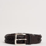 Cintura uomo intrecciata marrone U08382MAS TMORO ORCIANI 