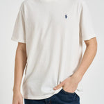 T-shirt uomo girocollo bianca 710B23304 003 RALPH LAUREN 