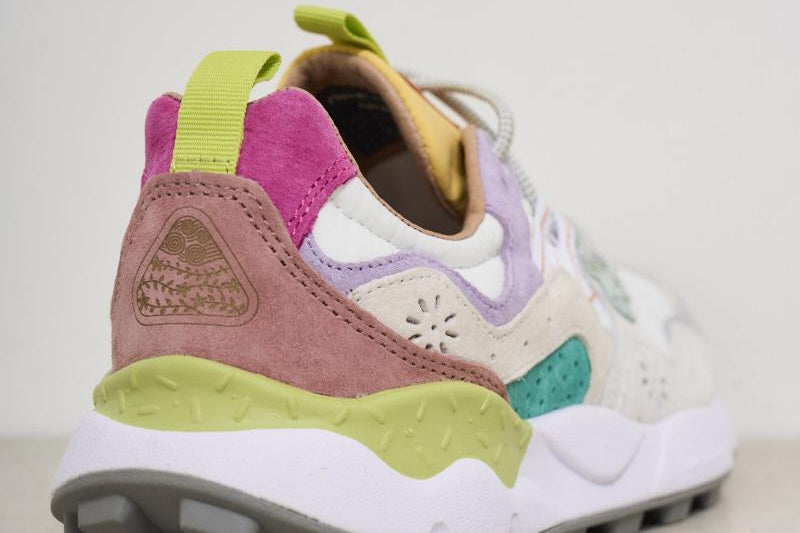 Sneakers donna Yamano 3 grigia 1I29 LIGHTLILACWHITE FLOWER MOUNTAIN 
