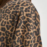Felpa donna girocollo leopardata 11155 MTL59LEOPARD ANINE BING 