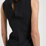 Abito donna midi nero AB000069D 128859300 HERNO 
