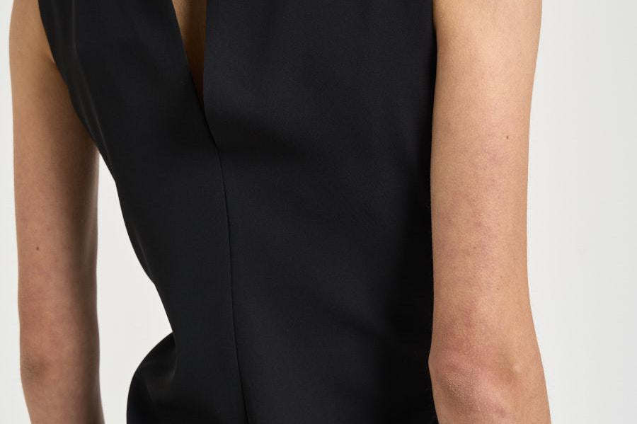 Abito donna midi nero AB000069D 128859300 HERNO 