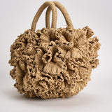 Borsa donna Coral in rafia beige CORAL TEA IBELIV 