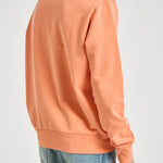 Felpa uomo girocollo arancione pastello 710916689 504 RALPH LAUREN 