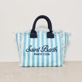 Borsa donna Colette a righe celeste COLETTE 03755H MC2 SAINT BARTH 