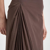 Gonna donna midi Summy tortora 101950 D9490641 INCOTEX 