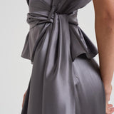 Top con fusciacca donna 725FW7709S SMOKEGRAY DANAME 