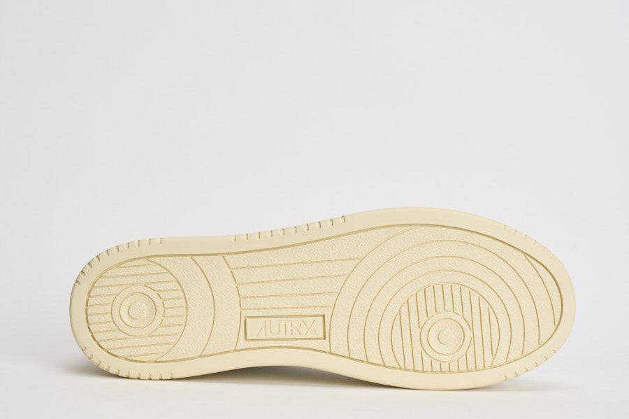 Sneakers uomo Medalist Low bianca e rossa AULM BJ01 AUTRY 