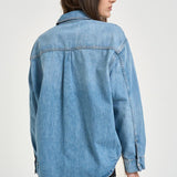 Camicia donna Paxton over in denim chiaro 11690 WHD71WASHED BLUE ANINE BING 