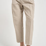 Pantalone uomo con pinces beige MANHA 300512523 BRIGLIA 