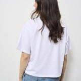 T-shirt donna bianca A15096 0NIAX100 DIESEL 