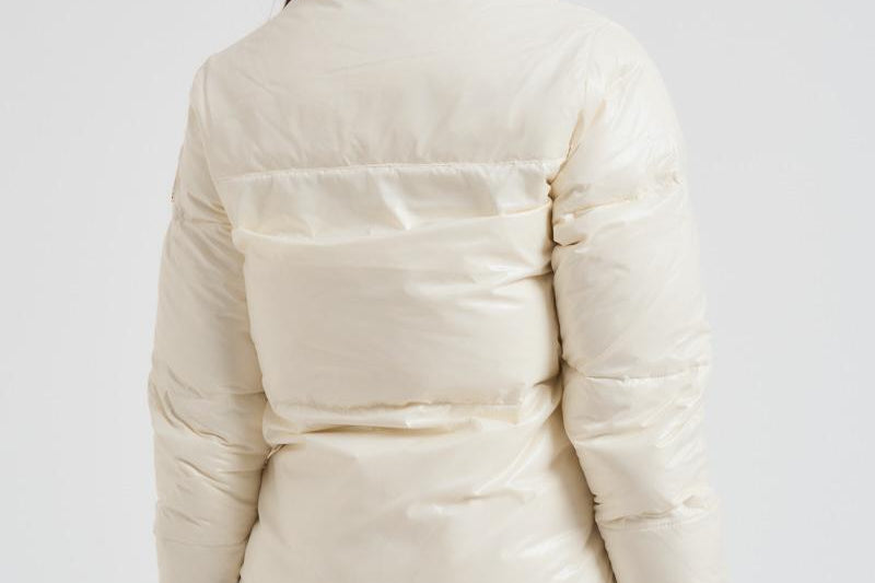 Piumino Goldin donna bianco HWY038 1025 PYRENEX 