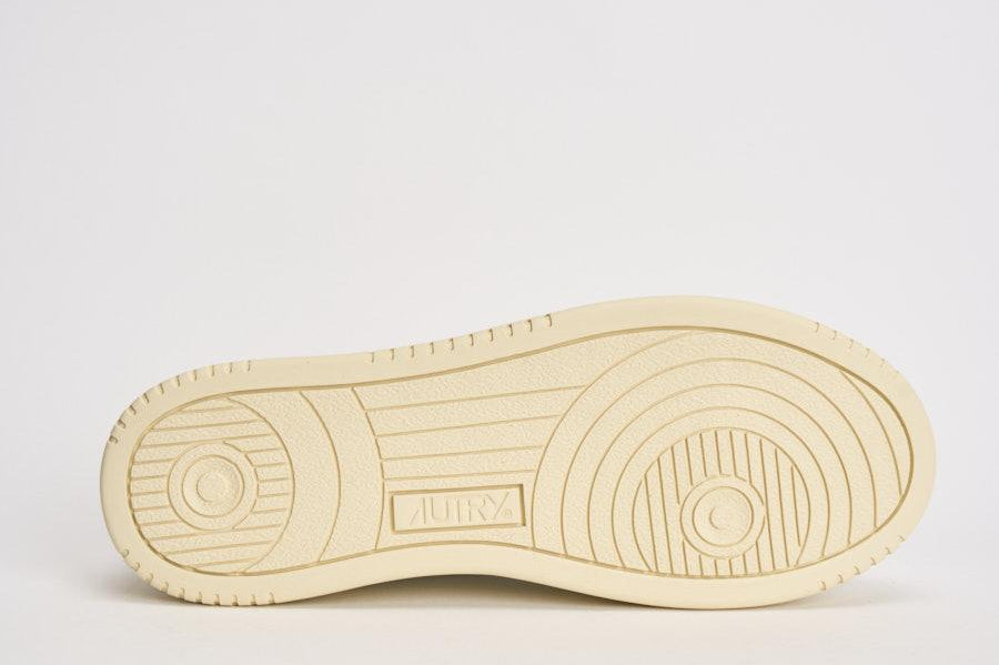 Sneakers Medalist Low donna bianche e animalier AULW HJ02 AUTRY 