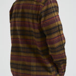 Camicia uomo a quadri marrone 1000546 625 LES DEUX 