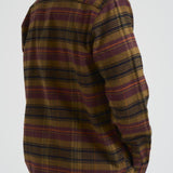 Camicia uomo a quadri marrone 1000546 625 LES DEUX 