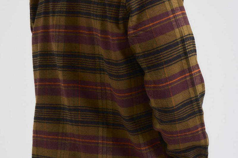 Camicia uomo a quadri marrone 1000546 625 LES DEUX 