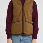Gilet uomo in pile beige MLI0004 BR31 BARBOUR 